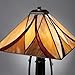 Quoizel TF1180TVA Asheville Multicolor Stained Glass/Tiffany Table Lamp, 2-Light 150 Total Watts, 25