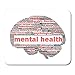 Produktbild Mauspads PTBS-Psychotherapie Symbol für psychische Gesundheit Konzeptionelles weißes psychologisches Trauma Mauspad für Notizbücher, Desktop-Computer-Matten Büromaterial
