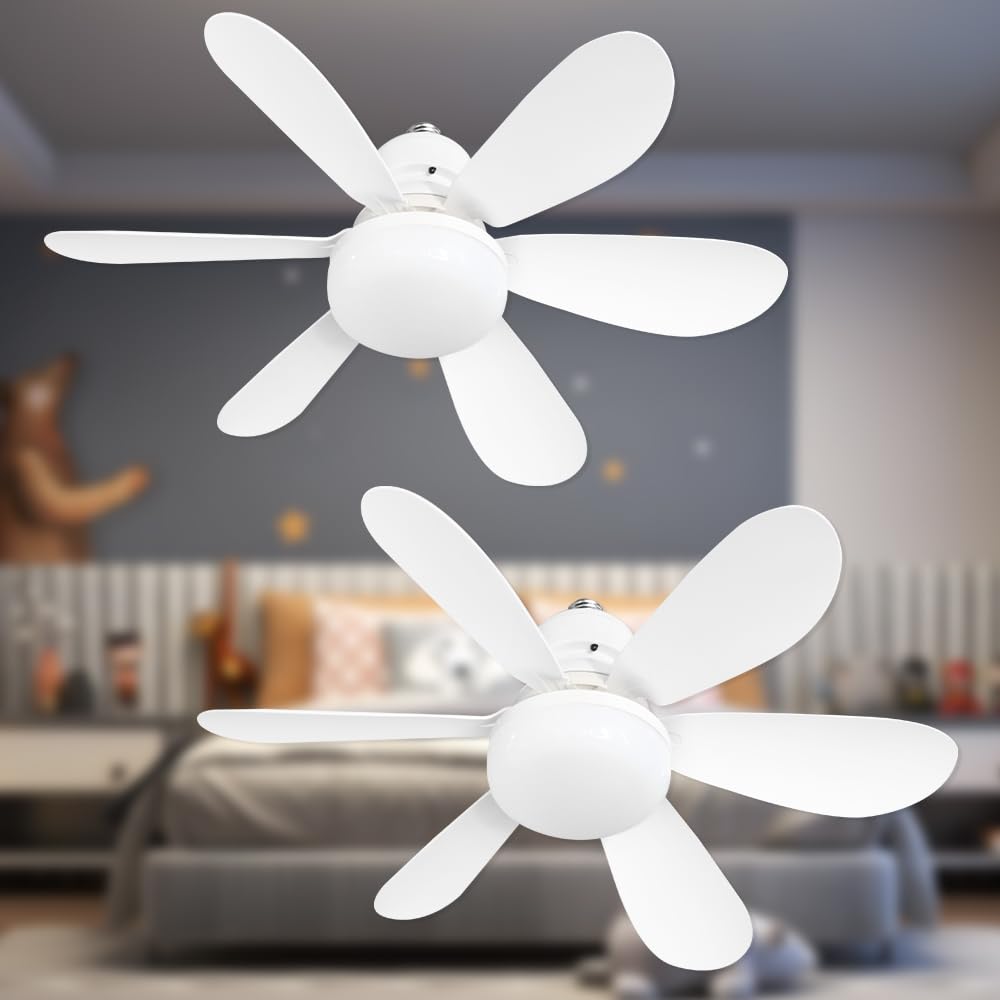 Amazon.co.jp : 2台セット 工事不要 シーリングファンライト led 