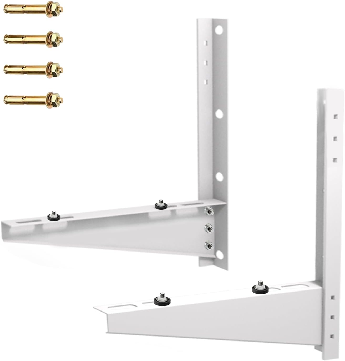 Mini Split Wall Mounting Bracket for 9,000-18,000 BTU Air Conditioner, Heavy Duty AC/Heating System Support Bracket for Outside, Holds Up to 330lbs