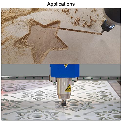 Image of uxcell 2Pcs 2, 2.5mm Carbide End Mill Engraving Milling Cutter CNC Router Bits for PCB Machine, 1 /8 inch Shank