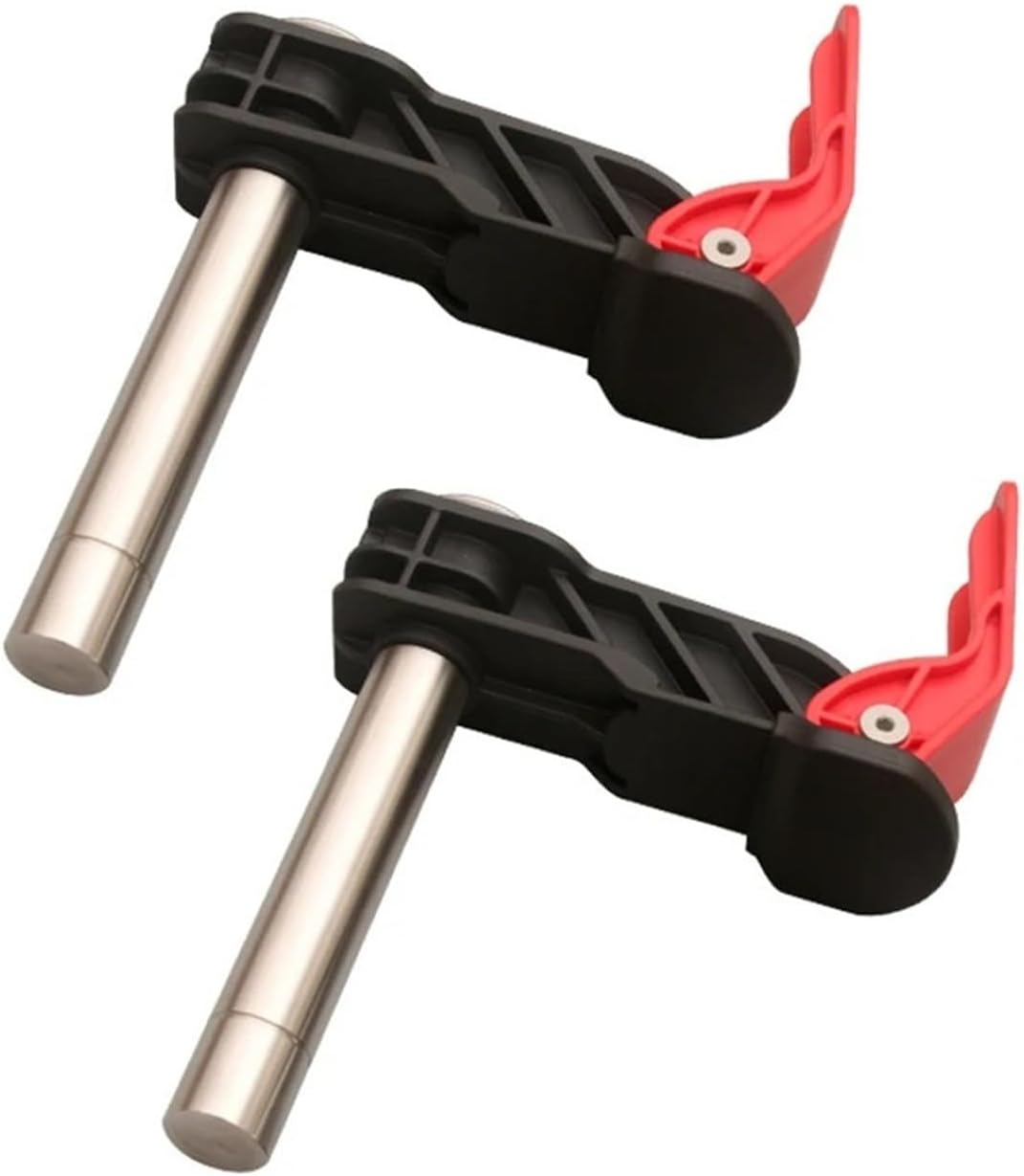 2 Pack 19mm 20mm Bench Dog Hold Down Clamps Stainless Steel Quick Workbench Holdfast Clamp(2PCS 19mm)