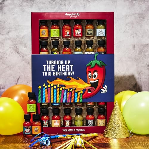 Image of Birthday Hot Sauce Gift Set, Celebration Sampler Collection, Set of 30