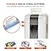 Bonsaii 120 Mins Evershred Pro Micro-Cut Paper Shredder, P-5 High Security Ultra-Quiet Heavy Duty Office Shredder for Documents/Mails/CDs/Cards, 8-Sheet 6 Gallons Pullout Bin with 4 Casters (4S23)