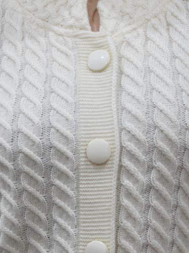 Image of HAUTEMODA Women's Wool Banded Collar Cardigan