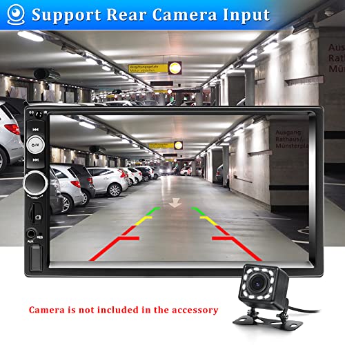 CAMECHO 7 Inch HD Touchscreen Autoradio met Bluetooth en Handsfree Functie - Afbeelding 8