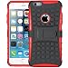 Produktbild ALDHOFA iPhone 6 Hülle,iPhone 6s Hülle,(TPU Series) Handyhülle Schutzhülle Silikon für iPhone 6/6s-Rot