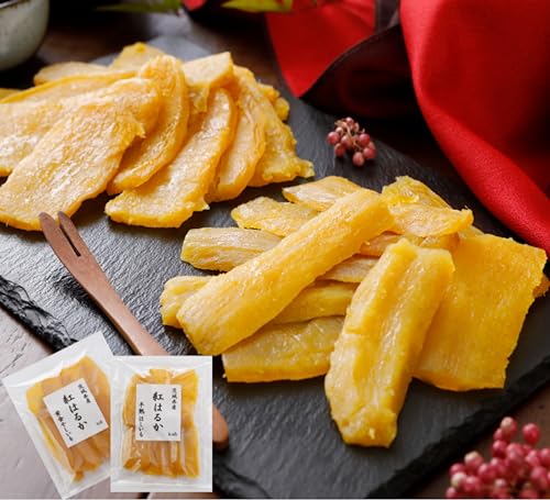 kah 干し芋 詰め合わせ お試し 食べ比べ 茨城 紅はるか 袋 国産 干しいも 無添加 乾燥芋 ほしいも お菓子 (E 半熟-黄金 各3袋)