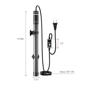 Amazon.com: MQ Titanium Alloy 500W Aquarium Heater for Salt