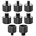 Mic Stand Adapter 5/8 Female to 1/4 Male and 5/8 Female to 3/8 Male Screw Adapter Mic Thread Screw for Microphone Stand Mic Mount 8 Piece by Rigych