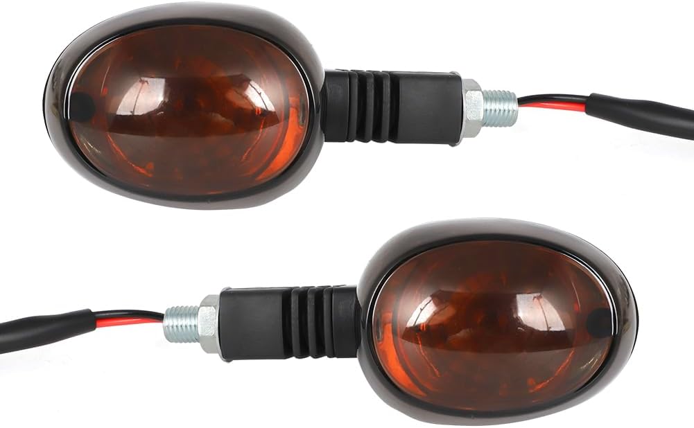motoparty Pair for Buell Blast 2000-2010,Buell Blast X1 Left & Right Rear Turn Signals with Good Durability and Waterproof Performance