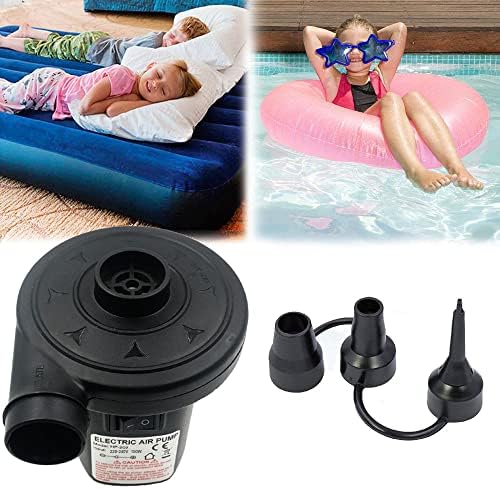 Rantizon Electric Air Pump for Inflatables  BLOW POP paddling pool pump 220-240V/150W Electric Pump, Paddling pools Pump for Air bed, Blow up Bed Pump for Camping Sports, Kids Paddling Pools & Toys