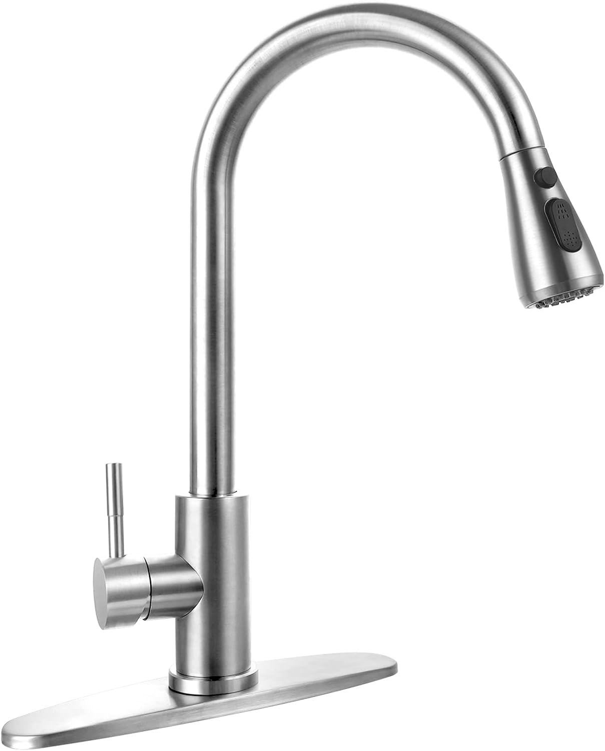 Single Handle High Arc Kitchen Faucet with Pull Down Sprayer RV Kitchen