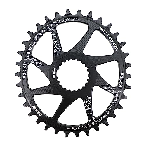 DJC Direct Mount Chainring Round Oval for Shimano M6100 M7100 M8100 M8130 M9100 M9120 MT900 XTR SLX (Oval, 28T)