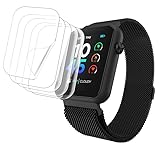 Tznzxm [5 Pack] Screen Protector Compatible for iTouch Air 4 Smartwatch 41mm, Case Friendly HD Clear Anti-Scratch Bubble Free PET Film for iTouch Air 4 Smartwatch 41mm Jillian Michaels Edition