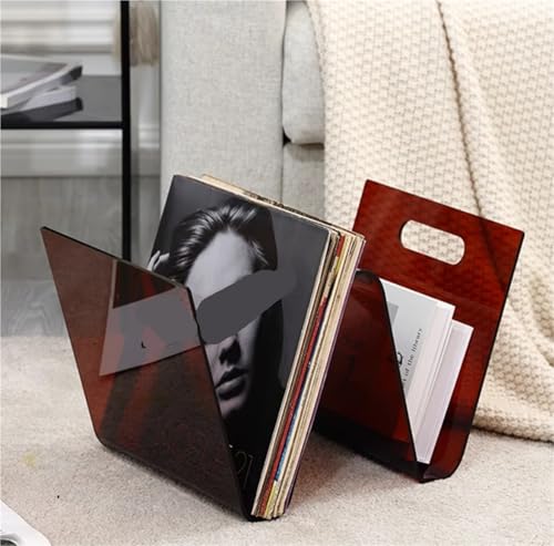 Présentoir à disques vinyles dans le salon, support acrylique MRKU - 5