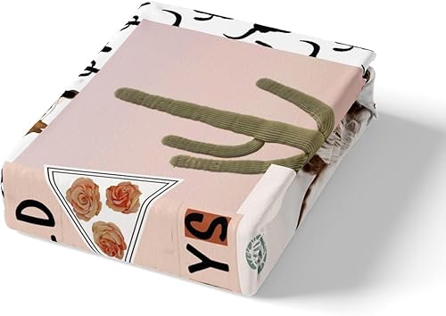 Miniatura 5 de Manfei Western Cowboys - Juego de funda de edredón para niños, tamaño individual, juego de ropa de cama de calavera de toro, cactus y ganado de las