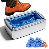 VMYTH Upgraded Automatic Shoe Cover Dispenser,Shoe Cover Machine With 200pcs Disposable Covers And Fits Most Shoes Size,Shoe Covers Disposable Dispenser For Home,Factory,Office,Laboratory