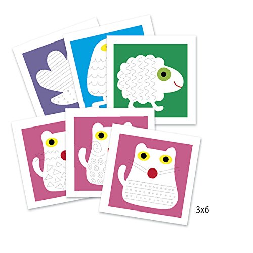 Djeco DJ08939 - Juego educativo Parvularios Grafisanimal