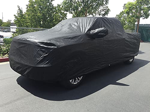 Image of CarsCover Custom Fits for 1998-2018 Dodge Ram 1500 Crew Cab Quad Cab 5.7ft Bed Box Short Bed Xtrashield Black Truck Car Cover
