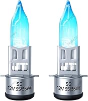 Vista 1 de 2 bombillas de xenón S2 de 12 V 35/35 W de 49 cc, 50 cc, 110 cc, 125 cc, 150 cc, 250 cc, GY6, ADV, ATV, ciclomotor, faros delanteros de haz alto