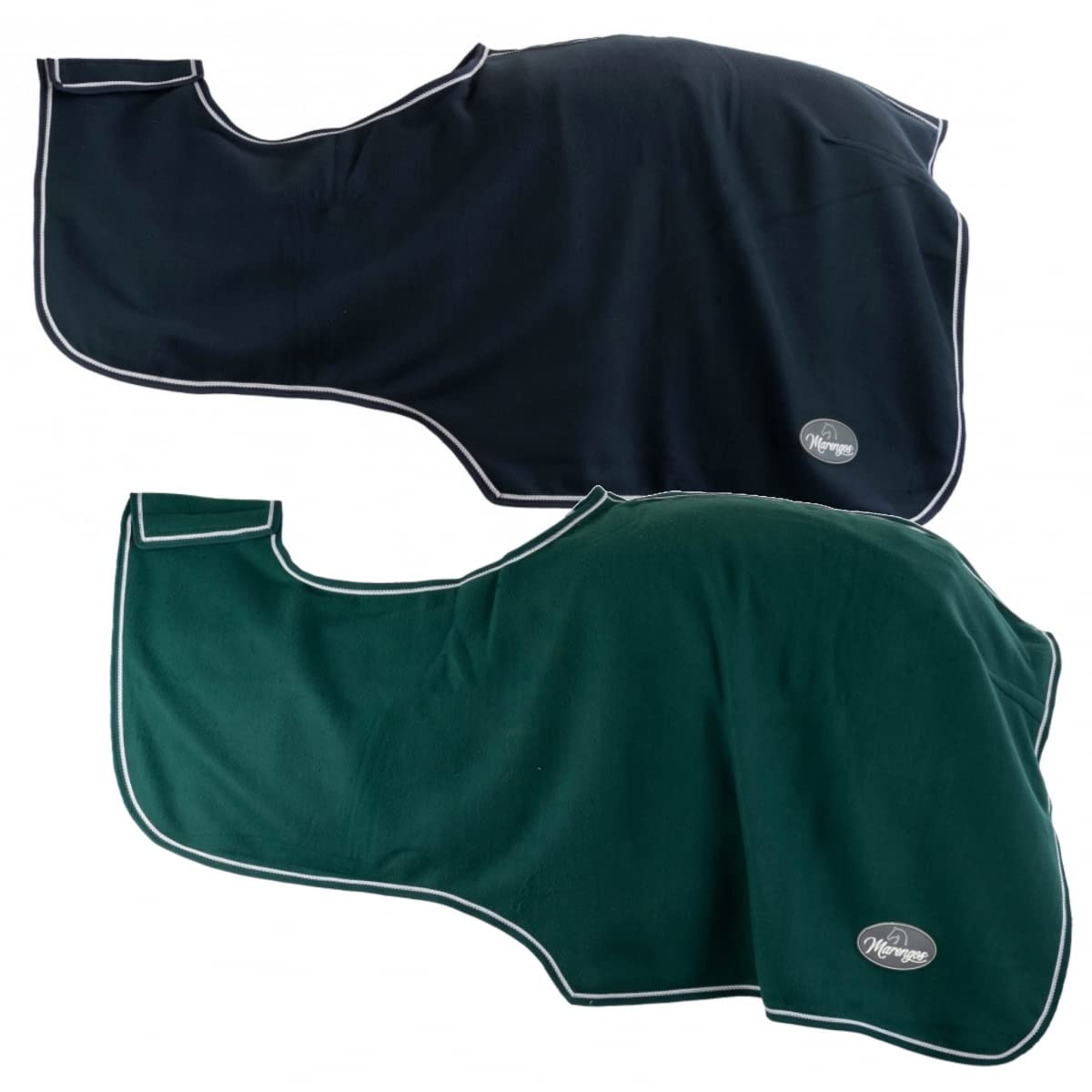 Fleece-Ausreitdecke Marengos marine Pony