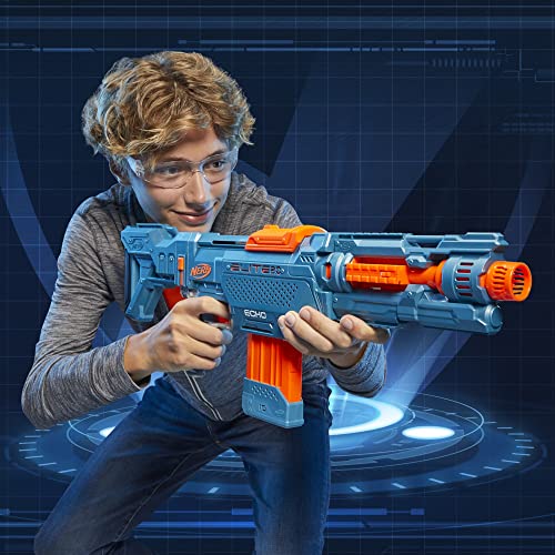 Blaster Nerf Elite 2.0 Echo CS-10 à chargeur 10 fléchettes et customisation