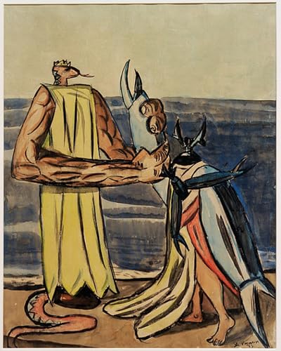 Max Beckmann impression sur toile : habillez vos grands murs vides avec un portrait d'art