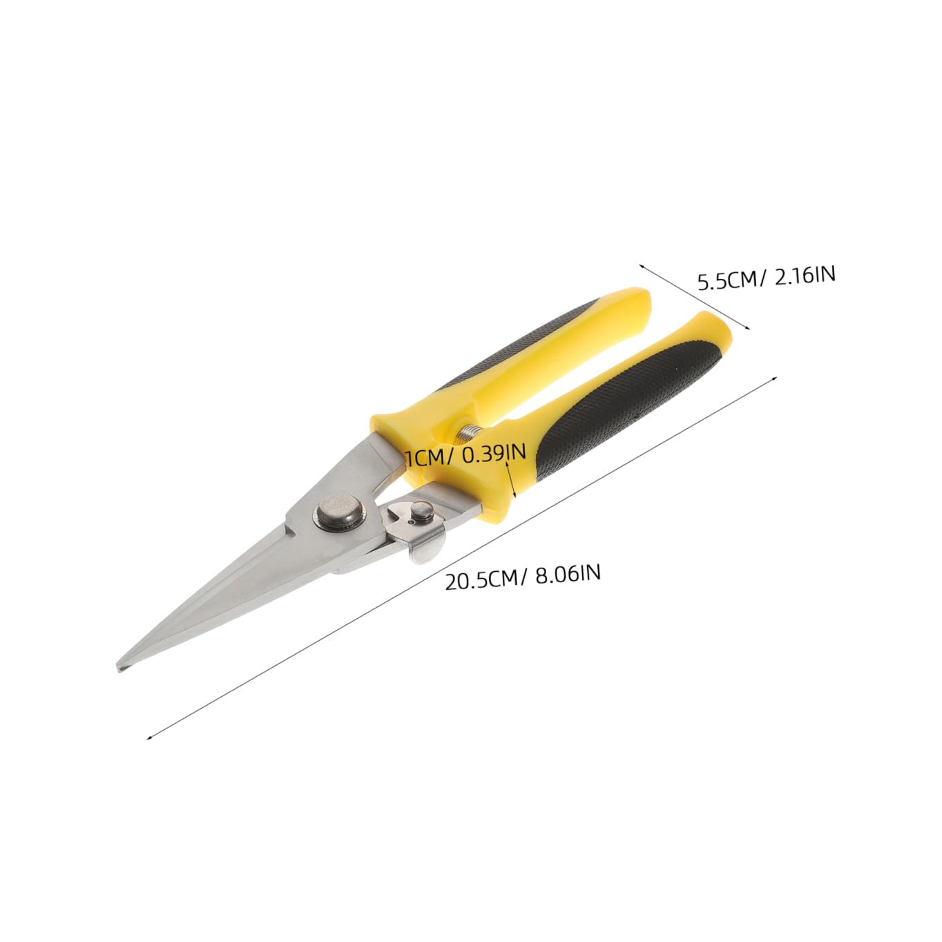 SHINEOFI Tijeras para Metal de Alta Resistencia 2piezas, Portátiles y Ligeras, Cizalla para Chapa Metálica y Corte de Aluminio en Tareas Variadas