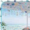Anglechic 30 Set Summer Ocean Wind Chime Making Kit Make Your Own Wind Chime Sea Animals Wooden Ocean Animals Arts Ornaments for DIY Crafts Activity Birthday Summer Party Decoration #3