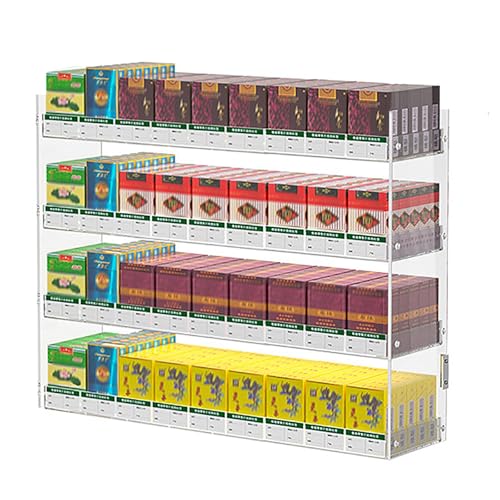 Séparateur de boîtes d'allumettes mural pour aménagement de comptoir tabac