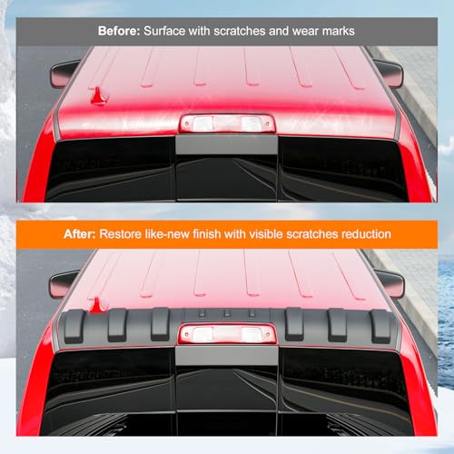 Image of powoq Rear Roof Protector Compatible with 2009-2018 Dodge RAM 1500 Truck Cab Roof Protector Replacement for 2009-2018 Dodge RAM 1500 Accessories