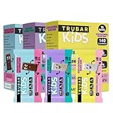 TRUBAR Kids Protein Bars, Snack Pack Variety Box, Plant Based Protein, Gluten Free School-Friendly Snacks for Lunchboxes, Tree Nut and Peanut Free, Low Sugar, Healthy On the Go Snack Bars, 15 Count