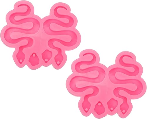 VILLCASE Moldes de silicona para anillos, moldes de resina epoxi, moldes para aretes, moldes de silicona, moldes de joyería, joyería de silicona,