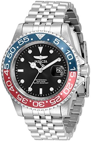 Invicta Mens Stainless Steel Analog Silver Dial Watch-34102, Band Color:Silver
