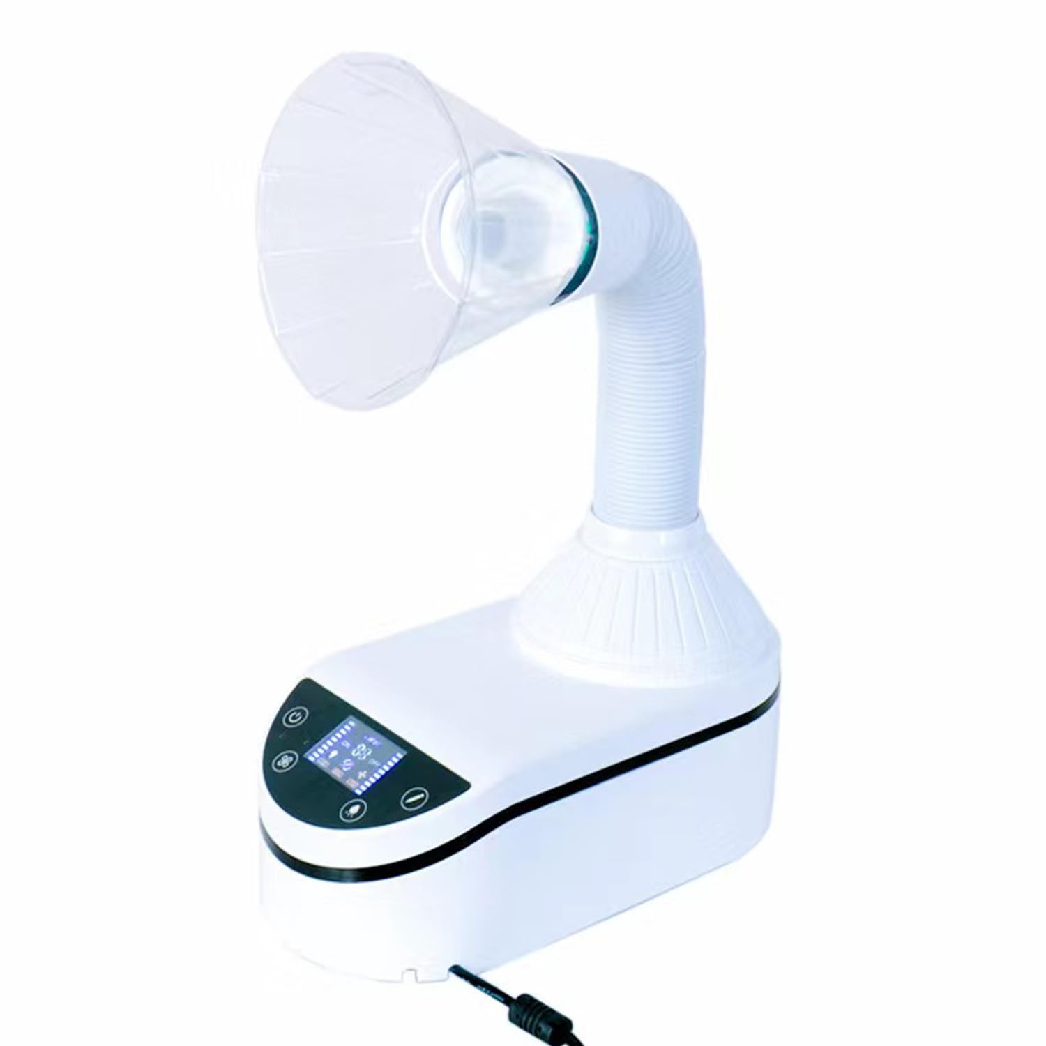 Collecteur de poussière d'ongles, Puissant Ventilateur d'aspiration d'ongles,LED, Moteur de Mise à Niveau à Deux Modes d'aspiration, pour manucure, Polissage des Ongles en Gel Acrylique