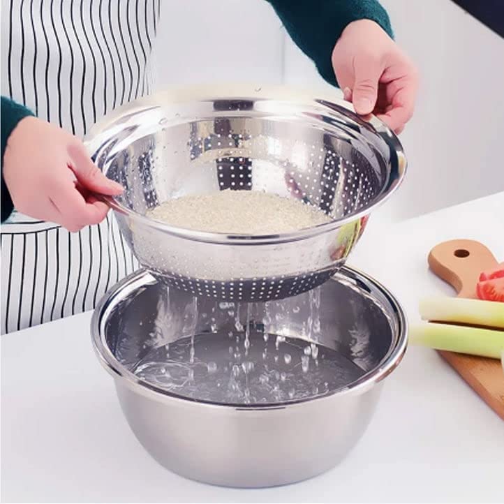 kridix-3-in-1-Kitchen-Multipurpose-Stainless-Steel-Bowl-Drain-Basket-Julienne-Graters-for-Vegetable-Cutter-Fruit-Grater-Mesh-Strainers-Cutter-Grater-Salad-Maker-Salad-MakerSet-of-1-26CM