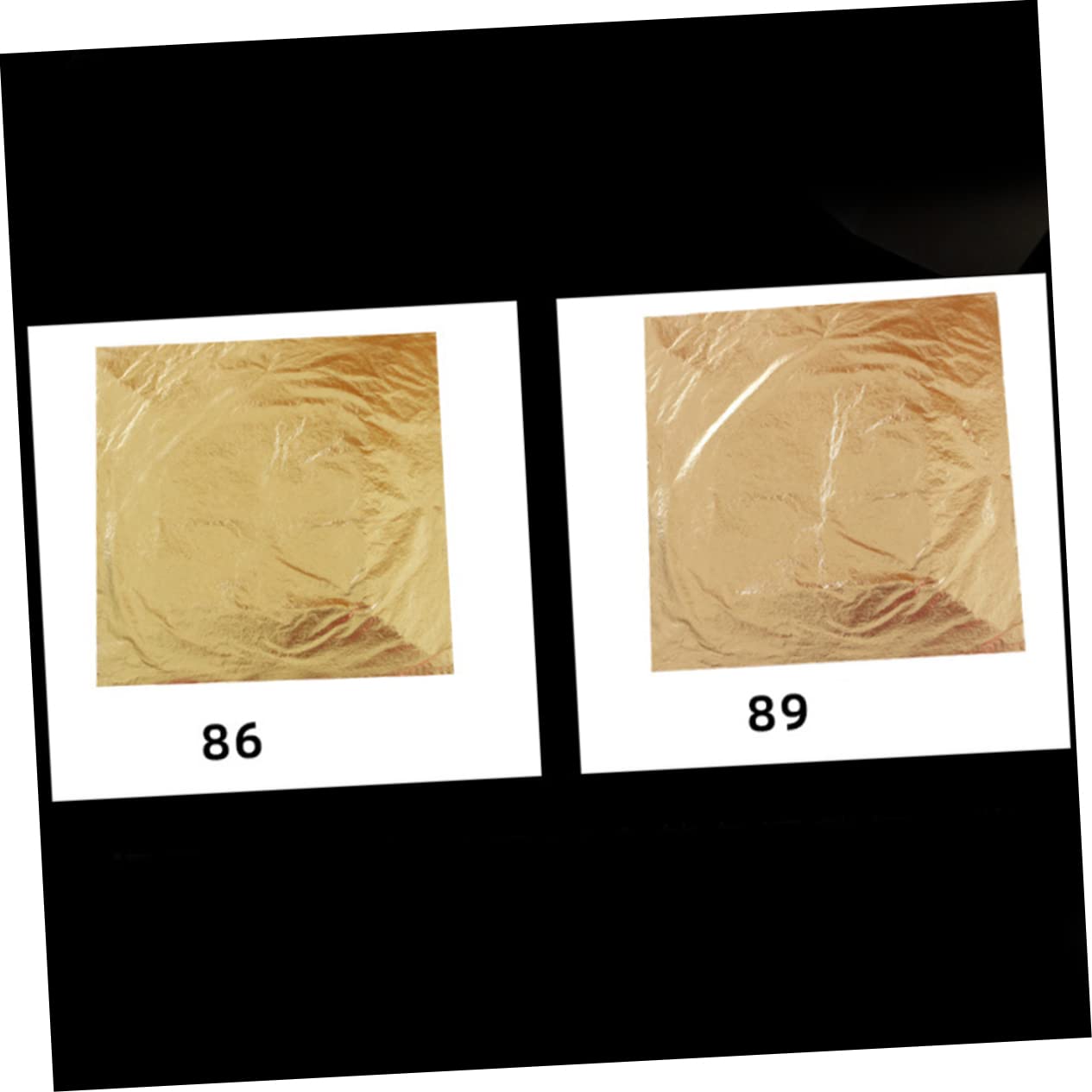 GOOHOCHY Artistic Gold Foil Paper 100 Sheets Gold Foil Design for Crafts Decorations