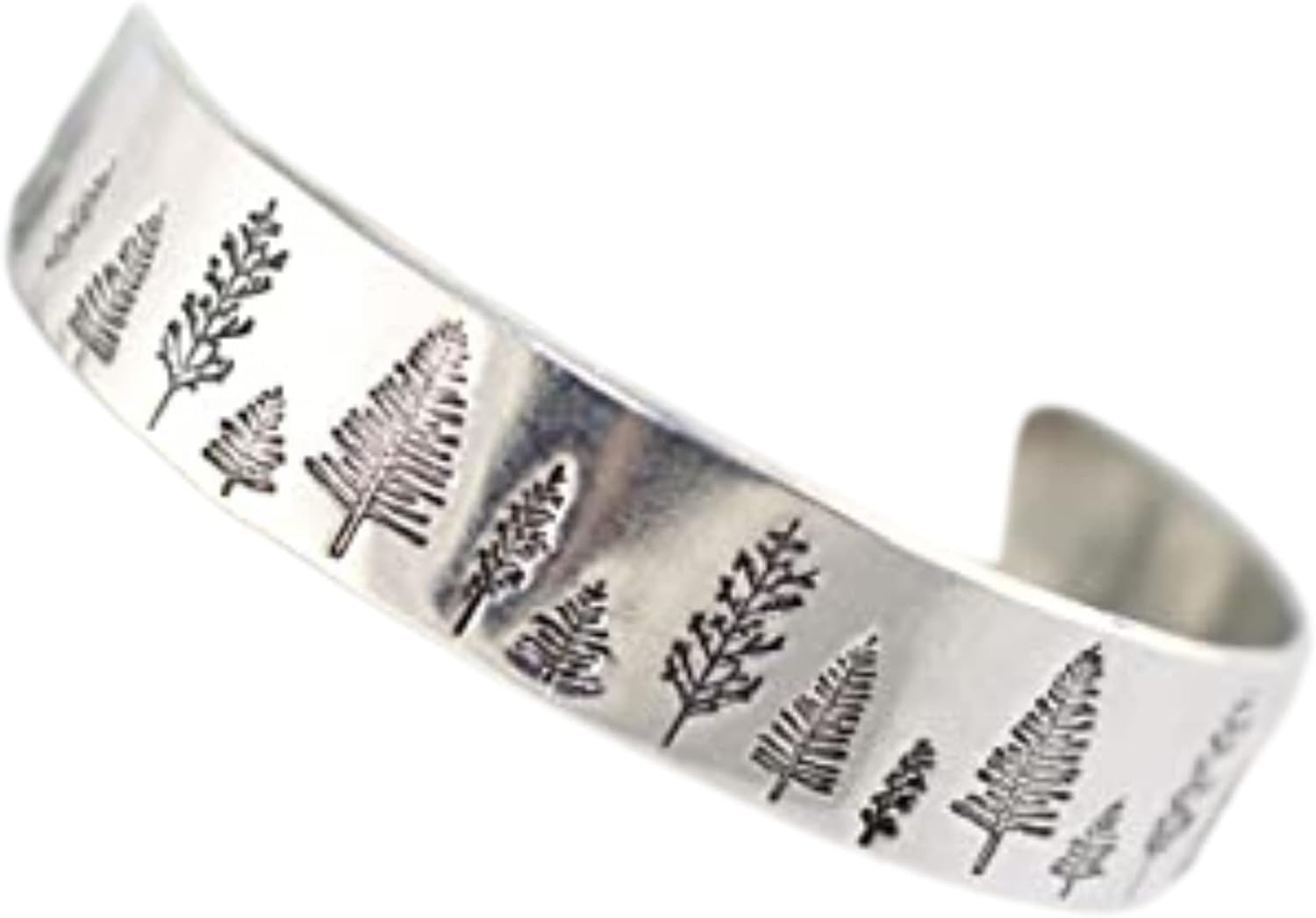 The Silver Diva Handmade Tree Cuff Bracelet - Silver - Nature Jewelry - Outdoor - Bangle - Forest - Hiker Gift