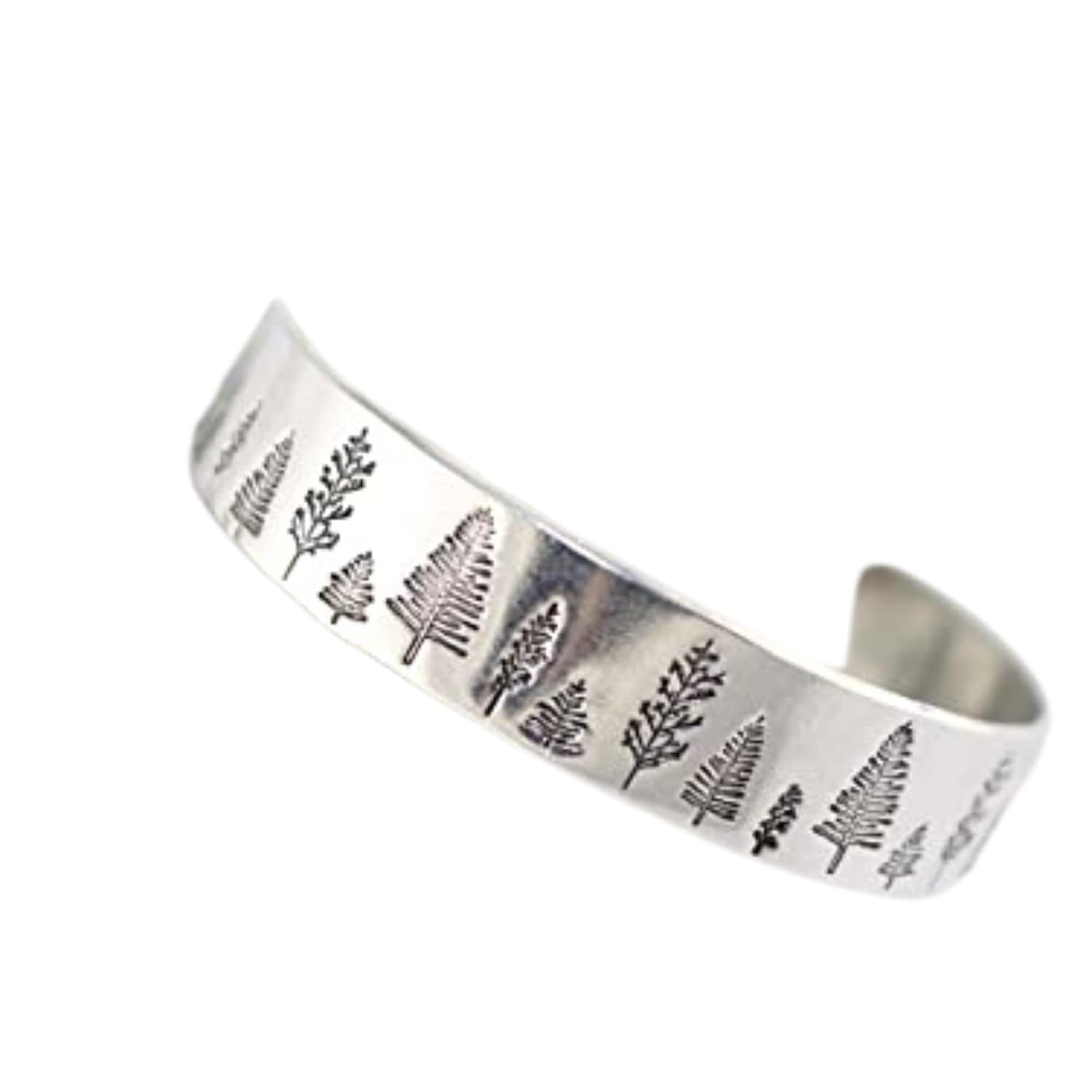 The Silver Diva Handmade Tree Cuff Bracelet - Silver - Nature Jewelry - Outdoor - Bangle - Forest - Hiker Gift