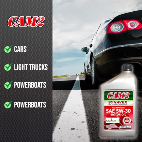 CAM2 SYNAVEX SAE 5W-30 Aceite para Motor Sintético 6/1 Quart miniatura 3