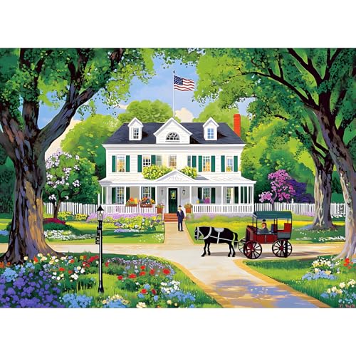 Puzzles para adultos 500 piezas, rompecabezas de 500 piezas, rompecabezas de verano para adultos, juego desafiante, regalo para fiesta de cumpleaños miniatura 1