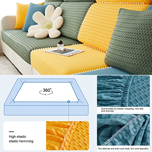 Housse de coussin de canapé extensible élastique lavable
