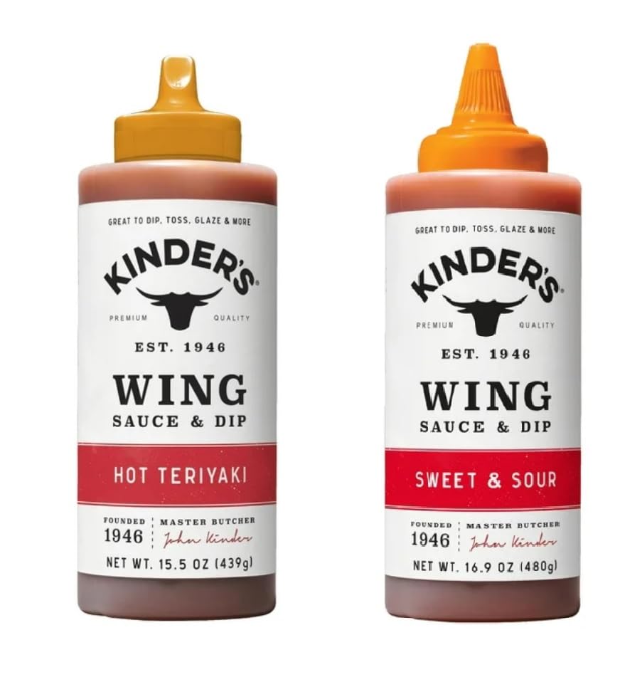 Kinders Marinades, Bbq, Dipping & Wing Sauces, 15.5Oz