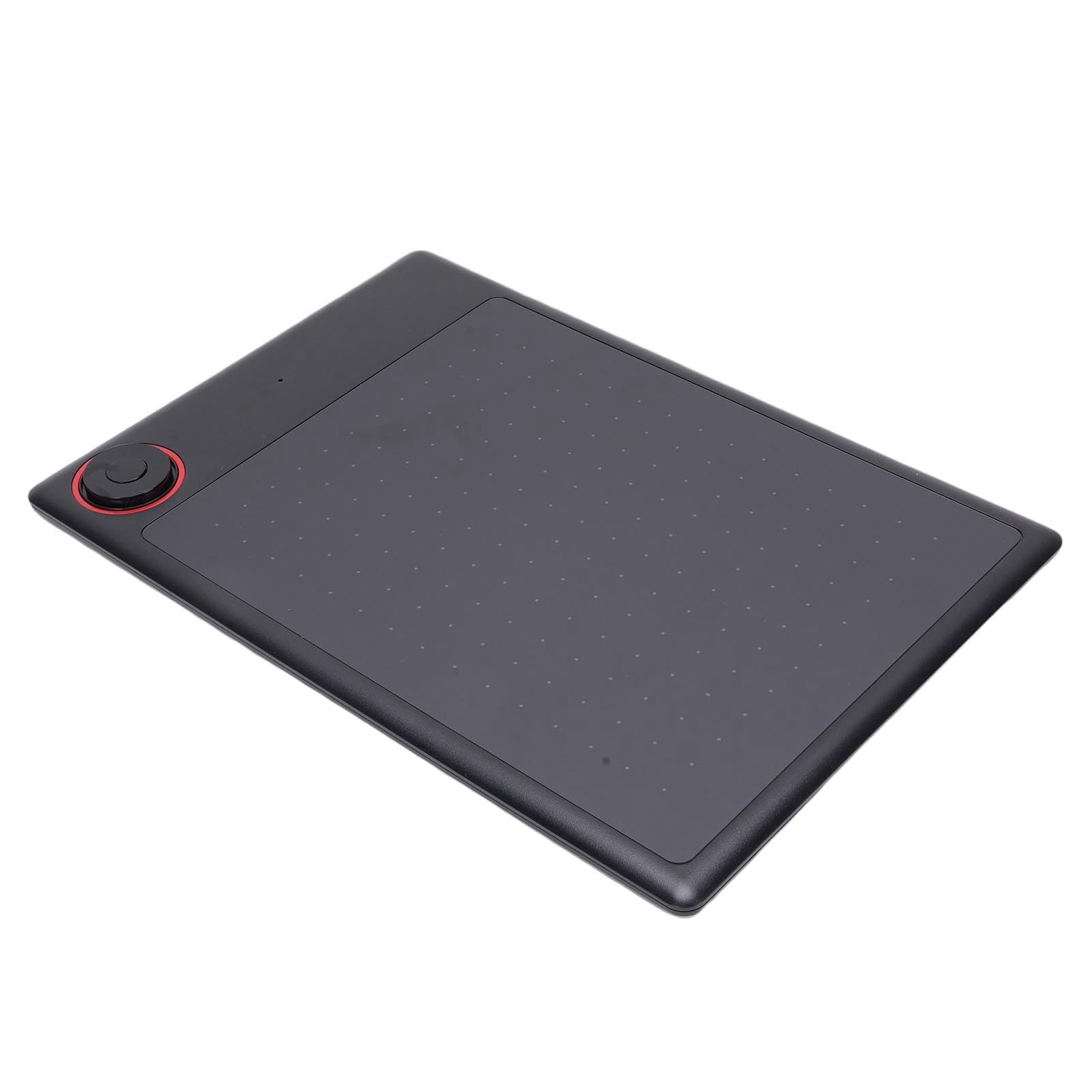 Ausla Tablet Graficzny Tablet Graficzny ABS z 8192 Poziomami Ciśnienia Pióro 5080LPI Niewymagające Baterii i Koło Zamachowe z Kluczem M do Projektowania dzieł Sztuki Cyfrowej Pisanie w Systemie Mac