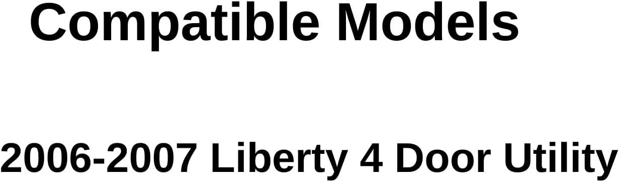 Driver Left Side Rear Door Window Door Glass Compatible with Jeep Liberty 2006-2007 Models