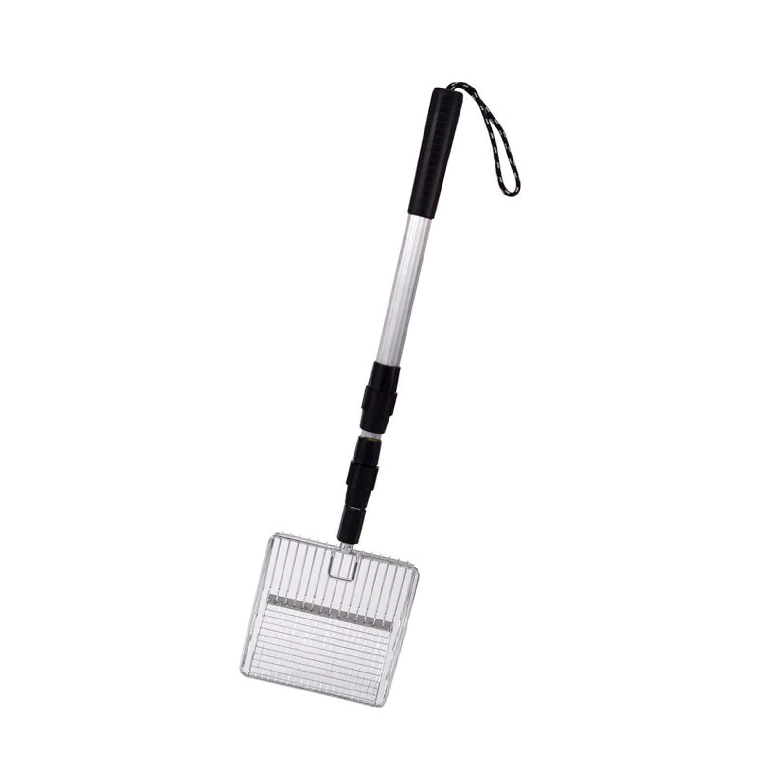 PLCPDM Retractable Cats Litter Shovel Efficient Waste Sifter Scooper for Pet Waste Cleaning Sifting Efficient for Chicken Coops Cats Litter Sifting Scooper