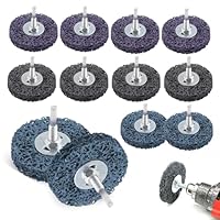 12 Stück CSD Scheibe 50mm, CBS Schleifscheibe Set Reinigungsscheibe Grobreinigungsscheibe Schleifscheiben für Winkelschleifer von Farbe, Oxidation Reinigen & Entfernen