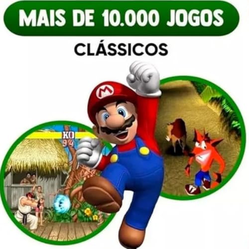 Game Stick Retrô 4K 64gb Original Versão Atualizada - 20 Mil Jogos Com 2 Controles Sem Fio - Smart V