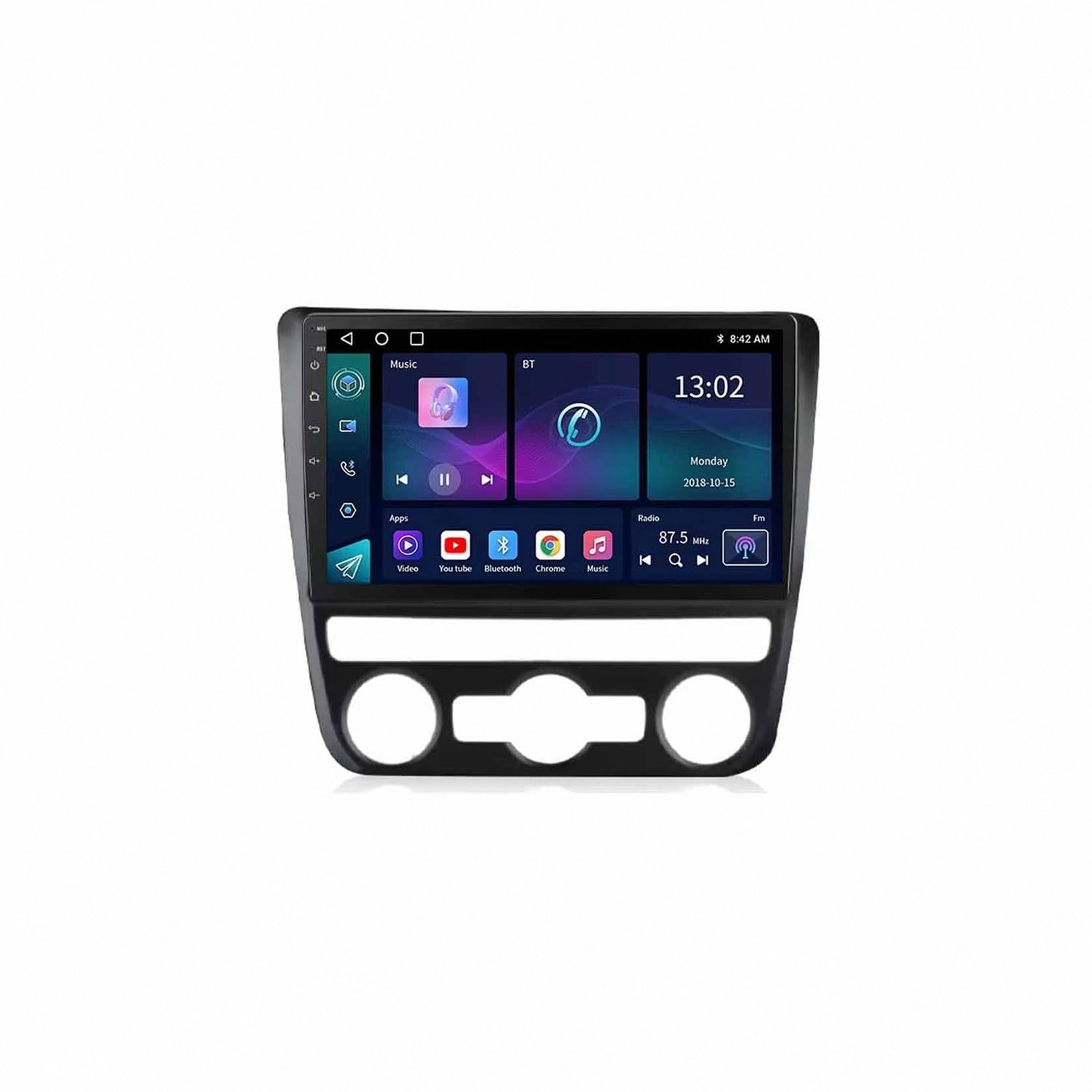 Radio de coche inteligente con Mirror Link para Passat 2012-2015, Bluetooth y cámara de aparcar 8